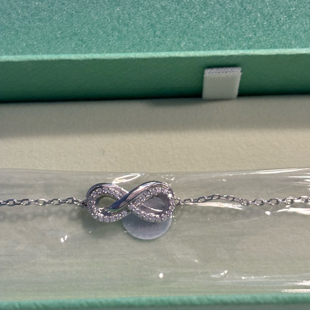 Swarovski Xs Silver Infinity Bracelet